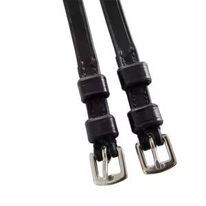 Juego de 2 pares de correas de espuela ecuestre personalizadas de alta calidad Huntley Equestrian Premium English Leather Spur Straps English Riding Boots - Product Image 1