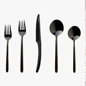 Juego de cubiertos de diseñador de alta calidad 18/10 al por mayor, cubiertos dorados aptos para lavavajillas con material metálico - Product Image 5