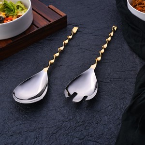 Wholesale Stainless Steel Salad <b>Server</b> For Restaurant Hotel Party Restaurant In Low Price From India - Product Image 5
