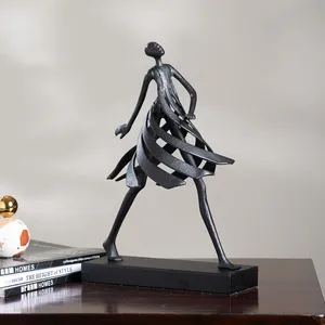 Chiffres modernes légers de luxe et créatifs en fonte pour la maison - Product Image 6