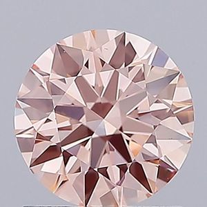 Vente en gros de diamants roses cultivés en laboratoire VVS de 1 carat synthétiques ronds taille brillant 6.63-6.66mm pierres précieuses en vrac certifiées IGI - Product Image 1