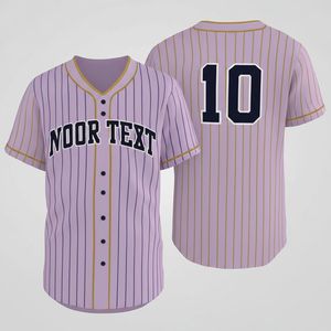 Camiseta de béisbol personalizada con tira para hombres jóvenes de alta calidad, camiseta de béisbol cosida con bordado sublimado, camiseta personalizada en blanco - Product Image 4