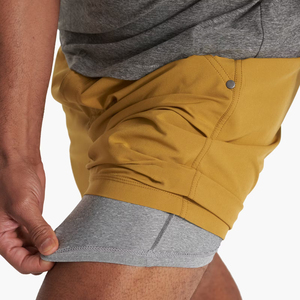 Pantalones cortos de entrenamiento para hombre, shorts de poliéster y LICRA con forro de nailon, estilo informal - Product Image 4