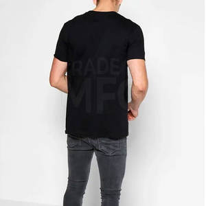 Mejor Venta de alta calidad nuevo estilo bordado camiseta personalizable algodón/fibra de bambú bajo MOQ diseño su propio - Product Image 3