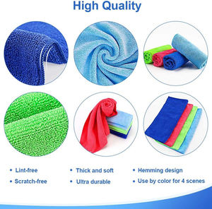 100% ポリエステルPolyamdia 80/20クイックドライクリーニング布洗車マイクロファイバーキッチン冷却タオルToalla Microfibra Microfibre - Product Image 3