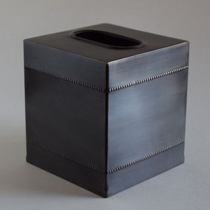 ที่ใส่กระดาษทิชชู่ชุบทองแดงสไตล์วินเทจที่ใส่กระดาษเช็ดปากที่เป็นโลหะมีกาวกันน้ำมีคุณสมบัติในการจัดระเบียบกล่องบรรจุภัณฑ์ - Product Image 3