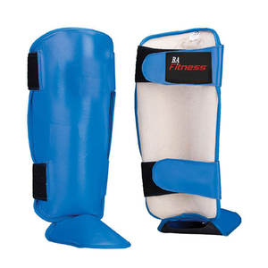 Coussinets MMA et protège-jambes pour l'entraînement de boxe Muay Thai Équipement de protection contre le cou-de-pied - Product Image 1