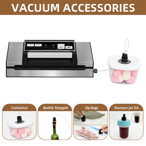 Selladora al Vacío Eléctrica de Acero Inoxidable de 95 kPa y 125 W, Máquina Empacadora de Alimentos Totalmente Automática de Uso Comercial, Capacidad de 5.1-10 L, Ahorradora de Energía - Product Image 3