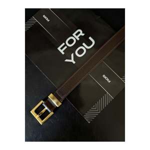 Ceinture carrée à boucle pour femme, ceinture pour pantalon, ceinture pour veste, ceinture pour robe - Café - Product Image 4