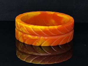 Ecológico AALIYAN IMPEX Artesanía de resina artística Brazaletes estampados únicos para marcas de moda sostenibles a bajo costo - Product Image 5