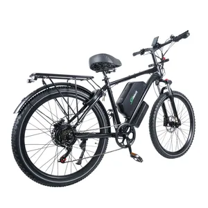 จักรยานไฟฟ้า City M6 พร้อมมอเตอร์ 48V 500W และเบรกไฮดรอลิก แบตเตอรี่ลิเธียมแบบรวมขนาด 25Ah ล้อ 27.5 นิ้ว มีสินค้าในสต็อกที่สหราชอาณาจักร - Product Image 2