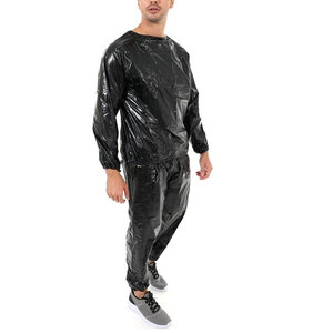 ชุดซาวน่าสำหรับผู้ชายชุดออกกำลังกายสีล้วนสำหรับผู้ชาย - Product Image 1