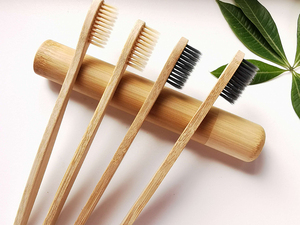 MEILLEUR VENDEUR Brosse à dents en bambou pour routine de soins dentaires, brosse à dents écologique réutilisable pour une haleine fraîche et un sourire sain, Vietnam - Product Image 3