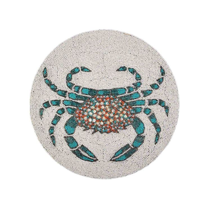 Stylish <b>placemat</b> handmade unique <b>beaded</b> <b>placemat</b> by glowin fashion - Product Image 2