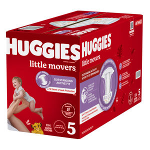 Pañales Huggies para recién nacidos, pañales para recién nacidos Little Snugglers, tamaño recién nacido (hasta 10 LBS), 144 unidades - Product Image 1