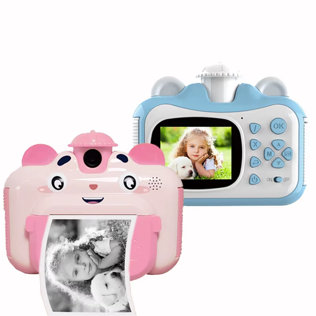 Children Instant Print Camera for Baby Kids 1080p HD Small Mini Camera With Thermal Photo Paper Toys Digital Camera Gifts Toys B