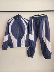 Nouveau Style gymnases Fitness survêtement pour hommes à capuche fermeture éclair pantalon deux pièces meilleurs survêtements coupe-vent survêtements toutes tailles - Product Image 6