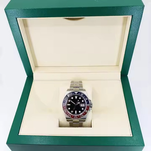 Của nam giới sang trọng hip hop thiết kế cao cấp moissanite kim cương xem đầy đủ Iced Bling Đồng hồ dây đeo bằng thép không gỉ 5mm trường hợp Analog - Product Image 1