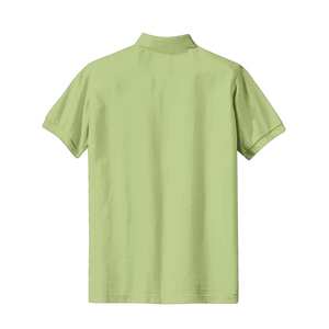 Camiseta de Manga Corta Verde para Mujer, Color Sólido, Informal, de Poliéster/Algodón, Lona de Alta Calidad, Logotipo Personalizado, 220/240g, Corte Regular - Product Image 2