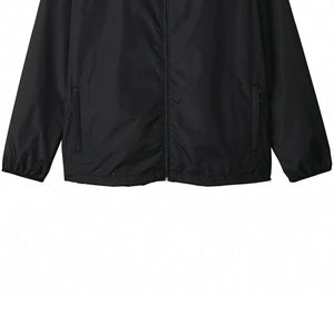 Veste coupe-vent réversible imperméable pour homme, respirante, avec capuche, fermeture éclair, logo sur le devant, style streetwear, course à pied - Product Image 6