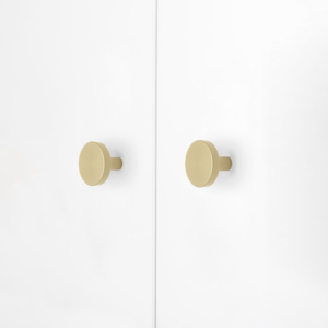 Set di 10 Pomelli per Mobili Emuca Uppsala in Alluminio Dorato, Diametro 30mm, Stile Elegante dalla Spagna per la Tua Casa - Product Image 4