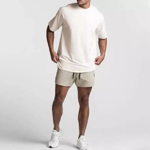 เสื้อยืดออกกำลังกายสำหรับผู้ชายผ้าคอตตอน100% เบาแห้งเร็วไซส์ใหญ่พิเศษออกแบบได้ตามต้องการ - Product Image 6