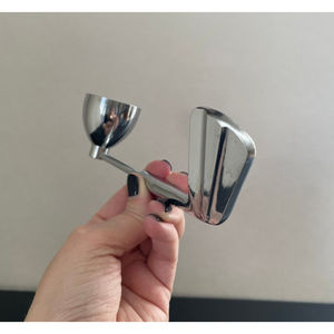 Ensemble de bar élégant en acier inoxydable et marbre avec finition polie en or parfait pour les mariages et la vaisselle élégante - Product Image 6