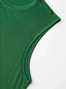 Men's High Street Mesh Breathable Sports <b>Tank</b> <b>Top</b> Solid Fashionable Lightweight Male Shirt Front Print <b>Knitted</b> Standard Size - Product Image 2