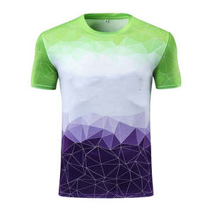 Camisetas de Color Sólido Sublimadas Personalizadas, Impresión por Sublimación a Todo Color, Tejido de Poliéster, Diseños Vibrantes, Resistentes a la Decoloración y al Pilling - Product Image 3