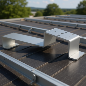 Soporte para Paneles Solares Pegasus, Modelo PSTA-AM, Gancho de Techo de Aluminio Anodizado para Rieles Solares y Cocheras - Product Image 3
