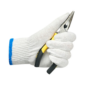 Guantes de seguridad para riesgos mecánicos Guantes de trabajo de seguridad con forro blanco y revestimiento de nitrilo gris Uso industrial Resistente a Cortes - Product Image 6