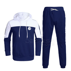 ชุดวอร์ม2ชิ้นสำหรับผู้ชายชุดวอร์ม550 GSM ชุดวอร์มผ้าคอตตอนสำหรับฤดูหนาว - Product Image 3