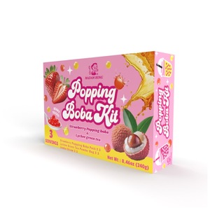 ชุดทำชานมไข่มุกแบบทำเอง ยี่ห้อมาดามฮอง พร้อมวัตถุดิบสำหรับทำชานมไข่มุกแบบแตกทันที ลูกตาปีก/ลูกชิ้น/ลูกเสาวรส/มะม่วง - Product Image 1