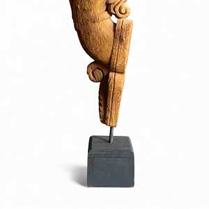 Indian Vintage Solid Wood Bracket Corbel Hand Carved Architectural Wall Decor Antique <b>Rustic</b> Home Interior Kitchen <b>Living</b> <b>Room</b> - Product Image 2