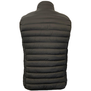 Chaleco de lona de alta calidad para hombre Chaqueta bomber acolchada con cremallera completa para invierno de talla grande - Product Image 4