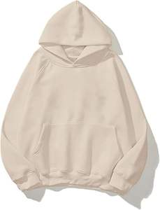 Sudadera con capucha extragrande de algodón/poliéster de fabricante, de hombros caídos, de peso pesado, lisa, tipo jersey, con relieve, transpirable y de secado rápido - Product Image 5