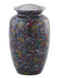 Urna Funeraria Colorida de Estilo Americano para Cenizas Humanas, para Exhibir Tributos Conmemorativos - Product Image 1