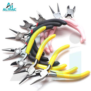 Juego de 9 Alicates de punta de acero al carbono ALMAC con Mango antideslizante para joyería DIY bobinado manual para uso doméstico - Product Image 1