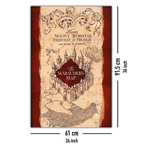 โปสเตอร์แผนที่ของพวกมารอดเดอร์ส แฮร์รี่ พอตเตอร์ สำหรับตกแต่งผนัง - Product Image 5