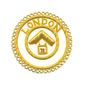 Insignes brodés de lingots personnalisés Insignes maçonniques brodés à la main de haute qualité à vendre - Product Image 2