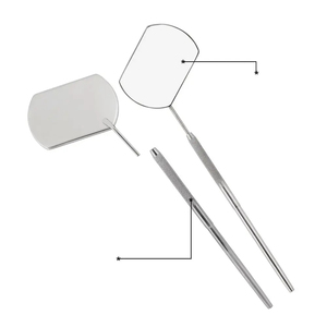 Miroir de cils en acier inoxydable de vente chaude de qualité supérieure pour extensions Logo personnalisé Marque privée Type de pointe pointue - Product Image 6