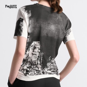 T-shirts Femme Respirants Éco-responsables Vagues Estivales 2026 en Fibre de Bambou 100% Toile, Fabrication Américaine, Vente en Gros - Product Image 5