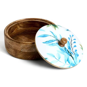 Cuenco de madera de acacia de diseño elegante, vajilla al mejor precio, accesorios de cocina, frutero redondeado, productos de alta calidad estándar - Product Image 5