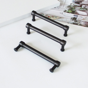 Tirador Industrial de aleación de Zinc negro mate para armario para dormitorio, tocador, cocina, armario, sala de estar, muebles de baño - Product Image 4