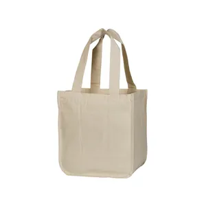 Global Supplier of Cotton Cream Color Beach Gift Reusable Shopping Tote Bag with Custom Logo at Good Market Price