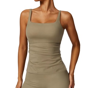 Women Compression Stretchy Halter Neck Lightweight Cropped Fitness Tank <b>Tops</b> - Buy Fitness Tank <b>Tops</b> Cropped Tank <b>Tops</b> - Product Image 1