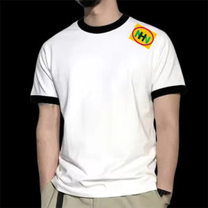 Vente chaude, haute qualité, faible MOQ OEM, t-shirts unisexes vierges personnalisés en coton 100% 240g, coupe classique, t-shirts pour hommes - Product Image 3