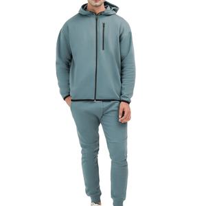Survêtement Homme Personnalisé 2-en-1 en Molleton Régulier 100% Coton 500 GSM, Respirant, pour Fitness et Sport, Hiver 2026 - Product Image 1