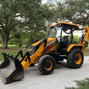 Produsen 1Ton Mini Loader Traktor 4WD dengan Front End Loader dan Backhoe Kecil Kuning Daya Tahan Lama ISO