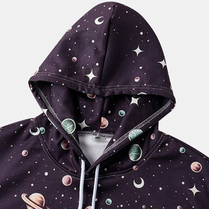 Cómodo jersey de poliéster 100% con capucha Jersey nuevo diseño para invierno uso al aire libre patrón sólido sublimación sudaderas con capucha - Product Image 3